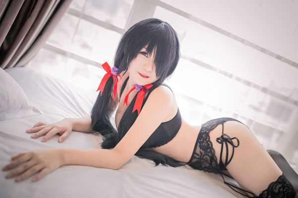 性感人气COSER Yoko宅夏Cos–狂三内衣写真