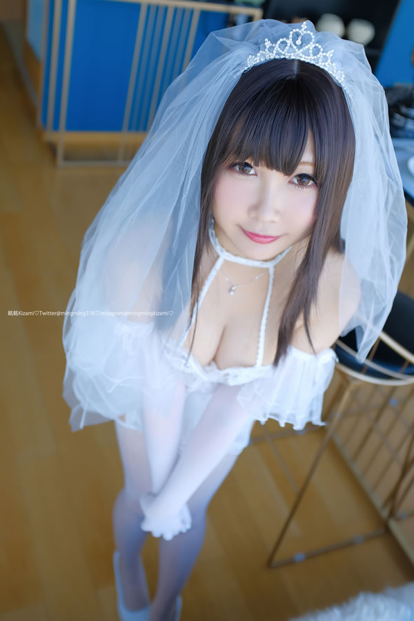 微博美少女铭铭Kizami写真Vol.017花嫁女