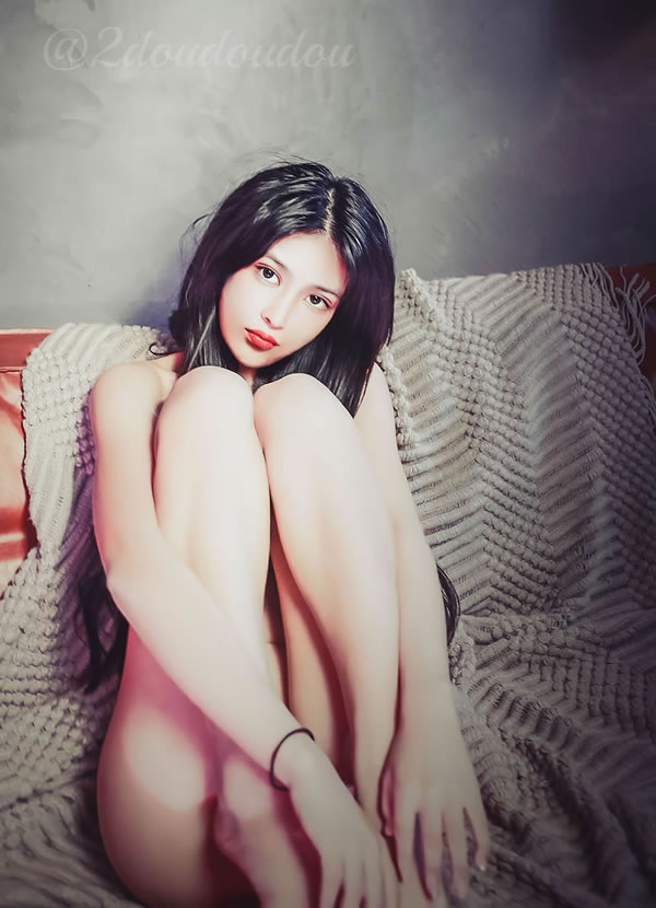 推特大长腿美女@2doudoudou尺度私拍图集2