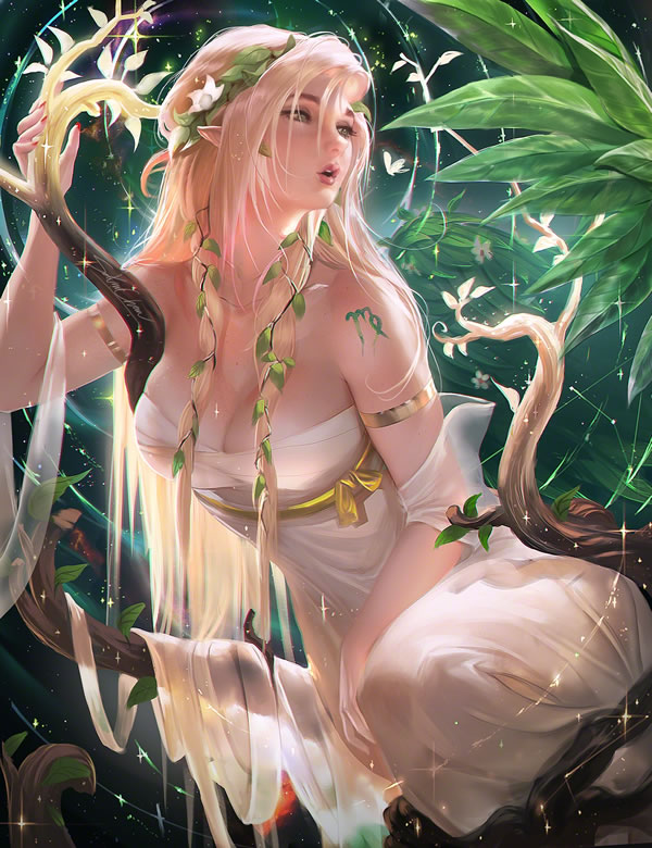神级画师@Sakimi Chan 无圣光人体画作合集