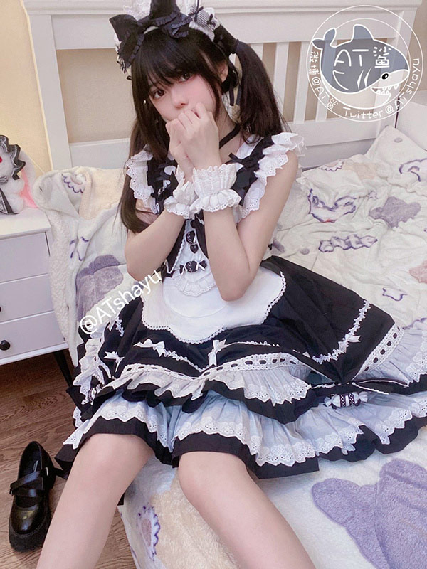 网红小姐姐AT鲨 可爱小女仆